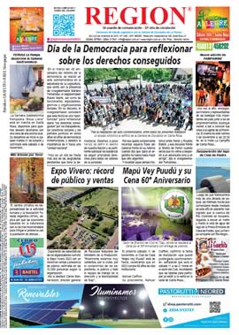 Tapa de Semanario REGION